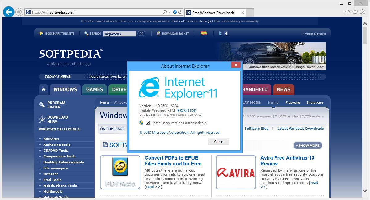 Microsoft explorer download